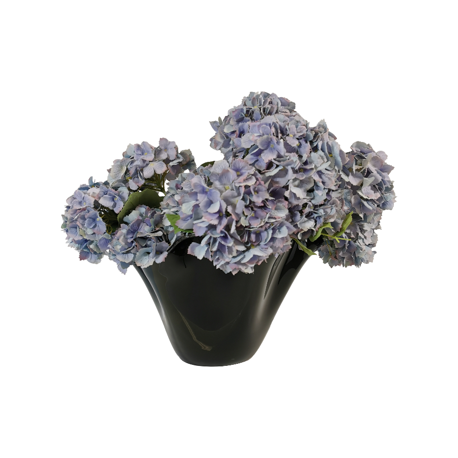 Bowl Vase Black Clove